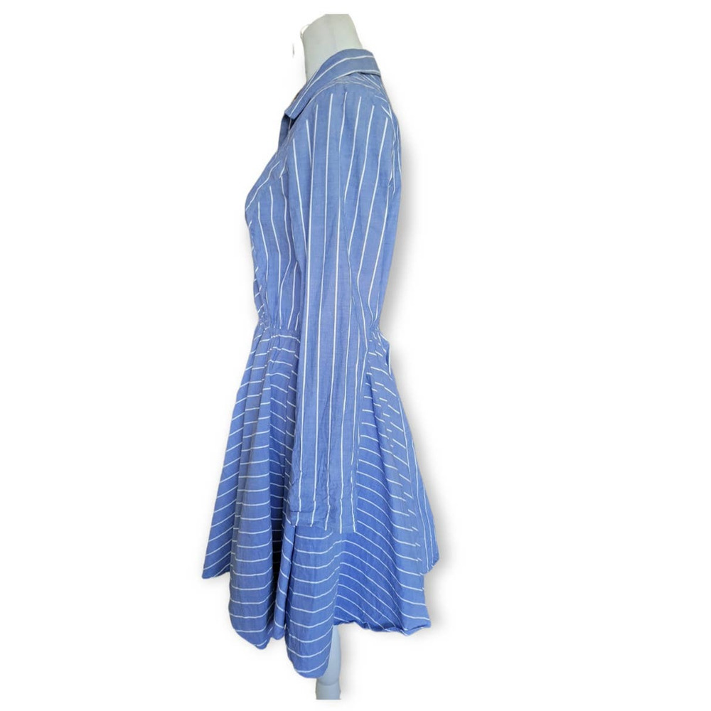 VENUS Fit and Flare Striped Shirt Dress Size Medium - Picture 7 of 10